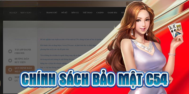 Giới thiệu chính sách bảo mật tại C54