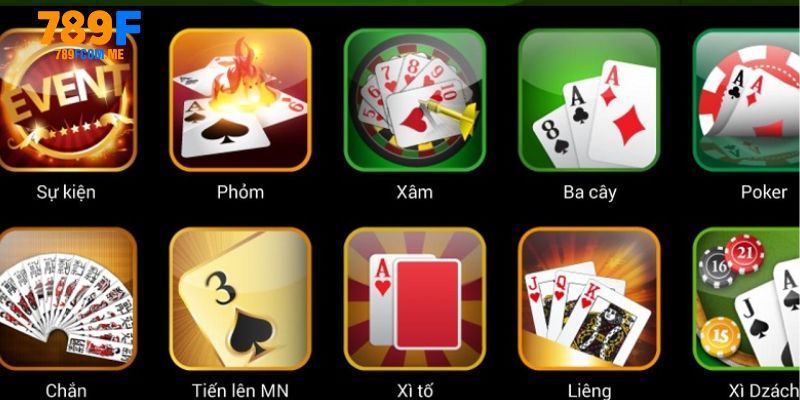 Kho game bài đa dạng từ truyền thống đến hiện đại đều có